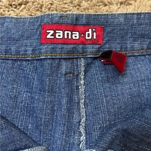 Y2k Zana-di denim skort